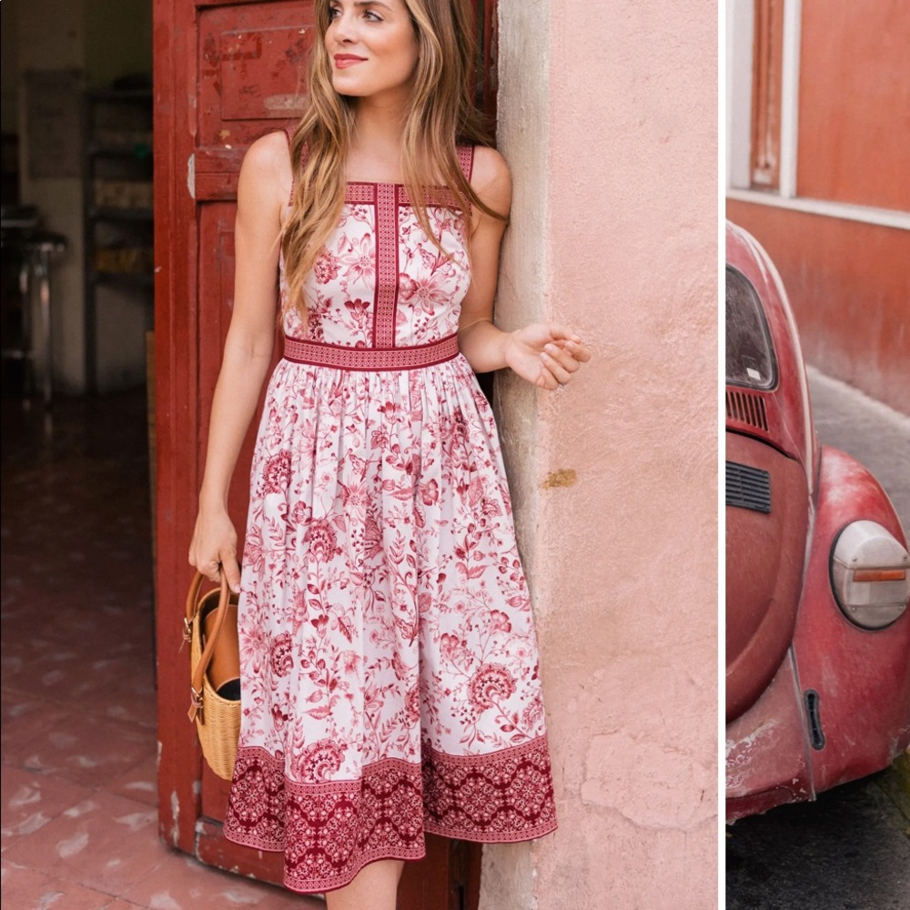 Gal Meets Glam Esme Floral Dress